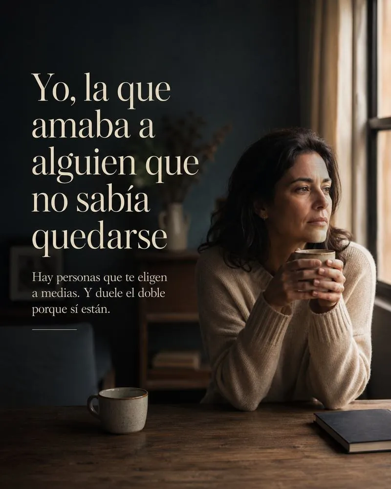 Yo, la que amaba a alguien que no sabía quedarse